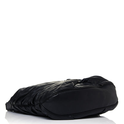 Burberry Lambskin Maggie Soft Knot Hobo Black 4 of 13