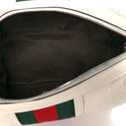 Gucci Guccissima Web Cosmetic Case White 5 of 11