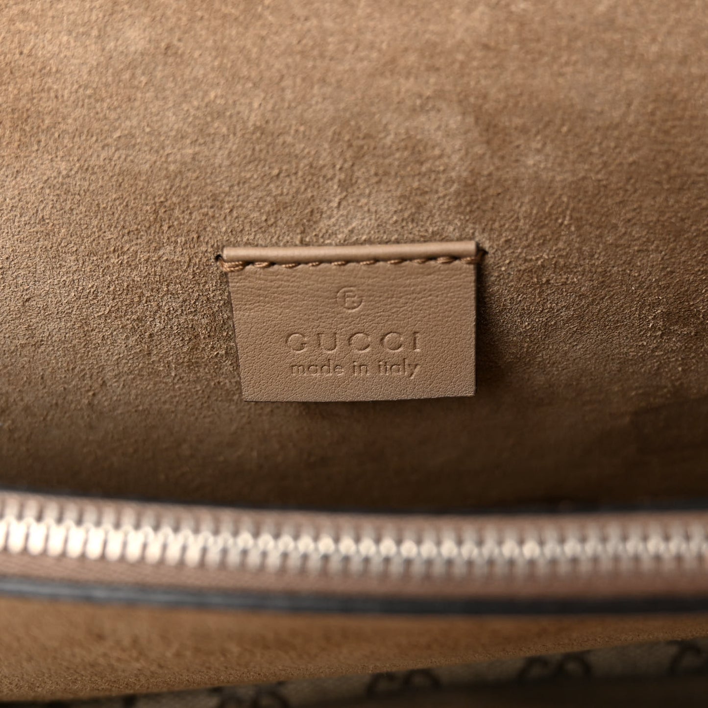 GG Supreme Monogram Small Dionysus Shoulder Bag Taupe