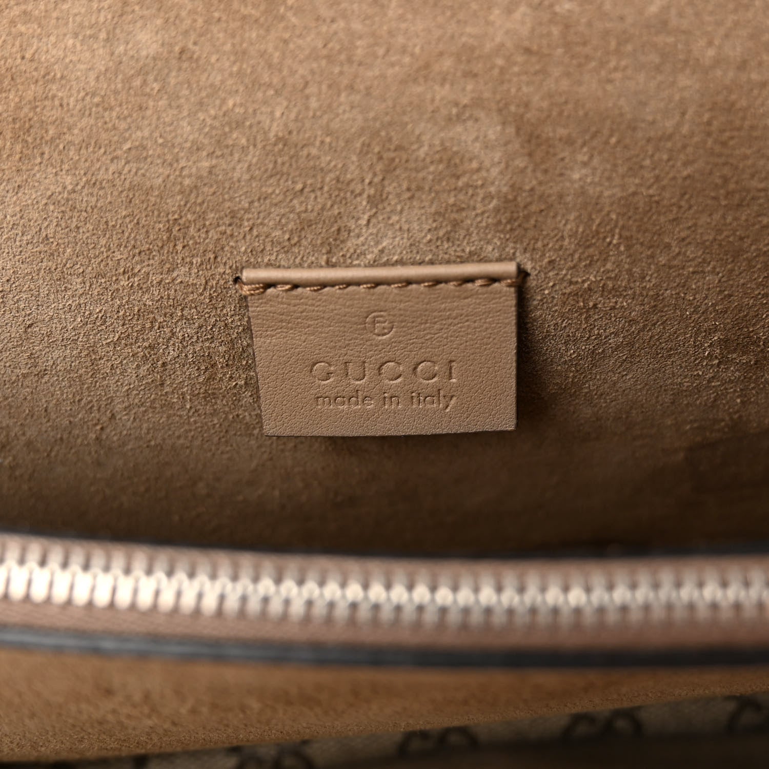 Gucci GG Supreme Monogram Small Dionysus Shoulder Bag Taupe 6 of 10