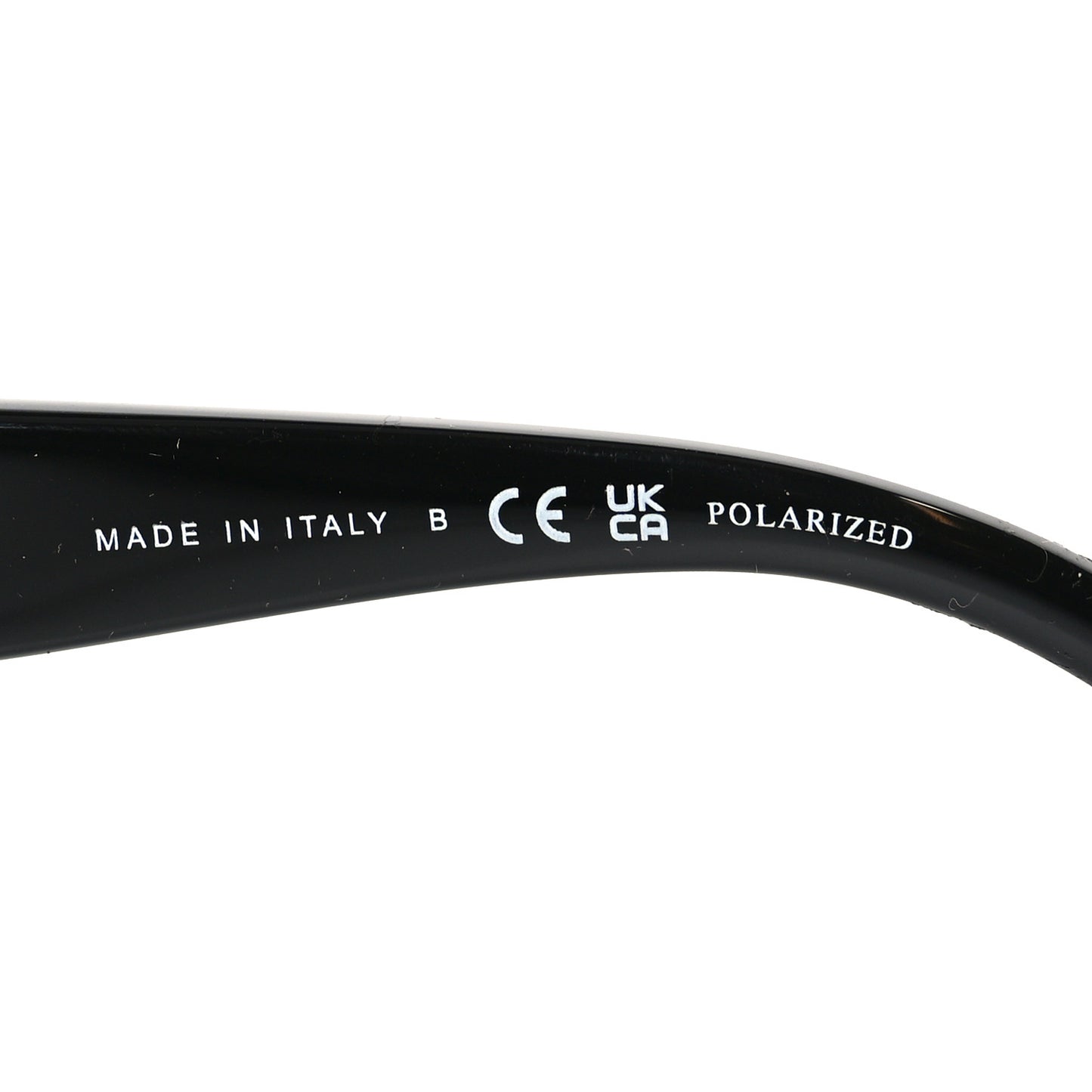 Acetate Metal Polarized Square Sunglasses 5533-A Black