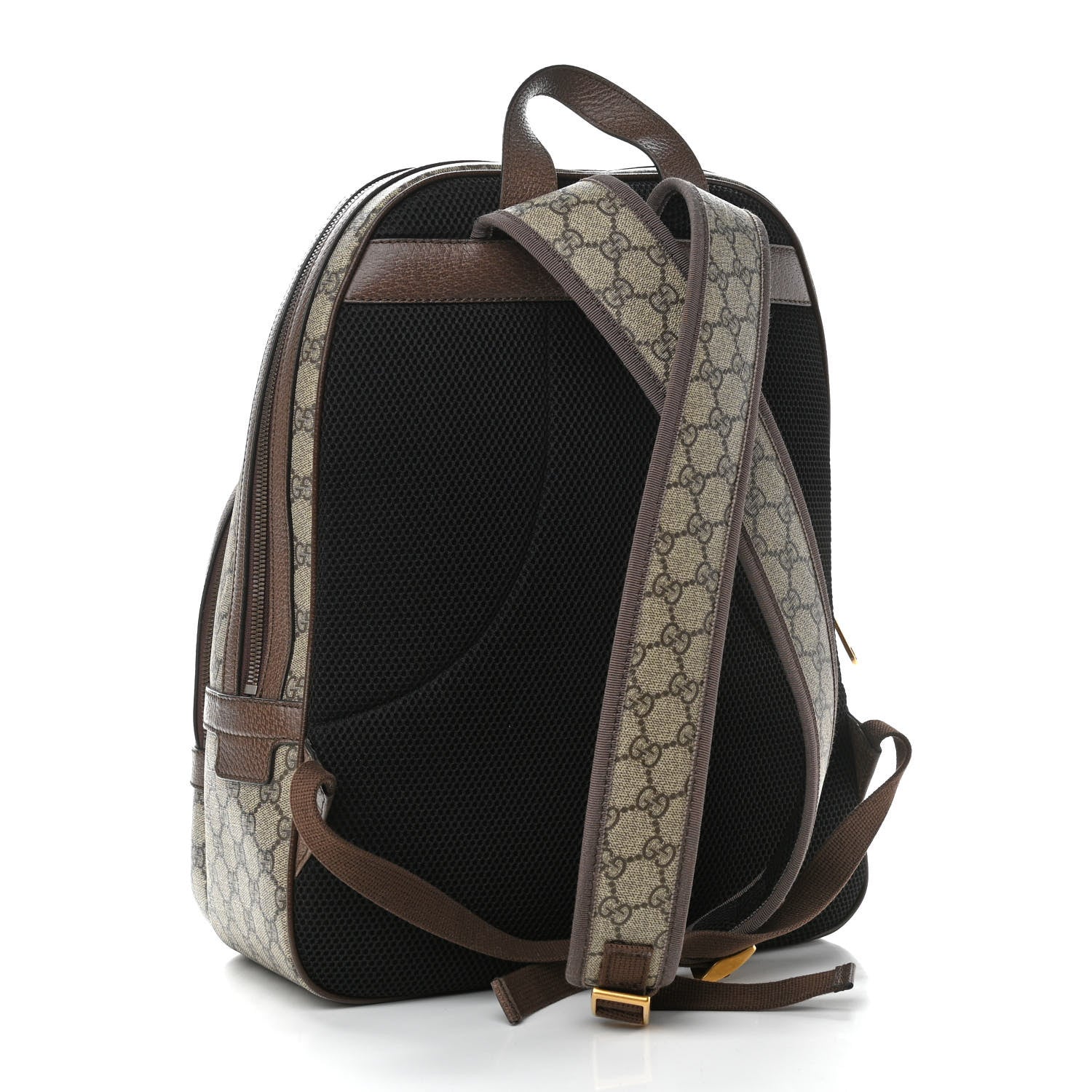 Gucci GG Supreme Monogram Medium Ophidia Day Backpack Brown 3 of 10