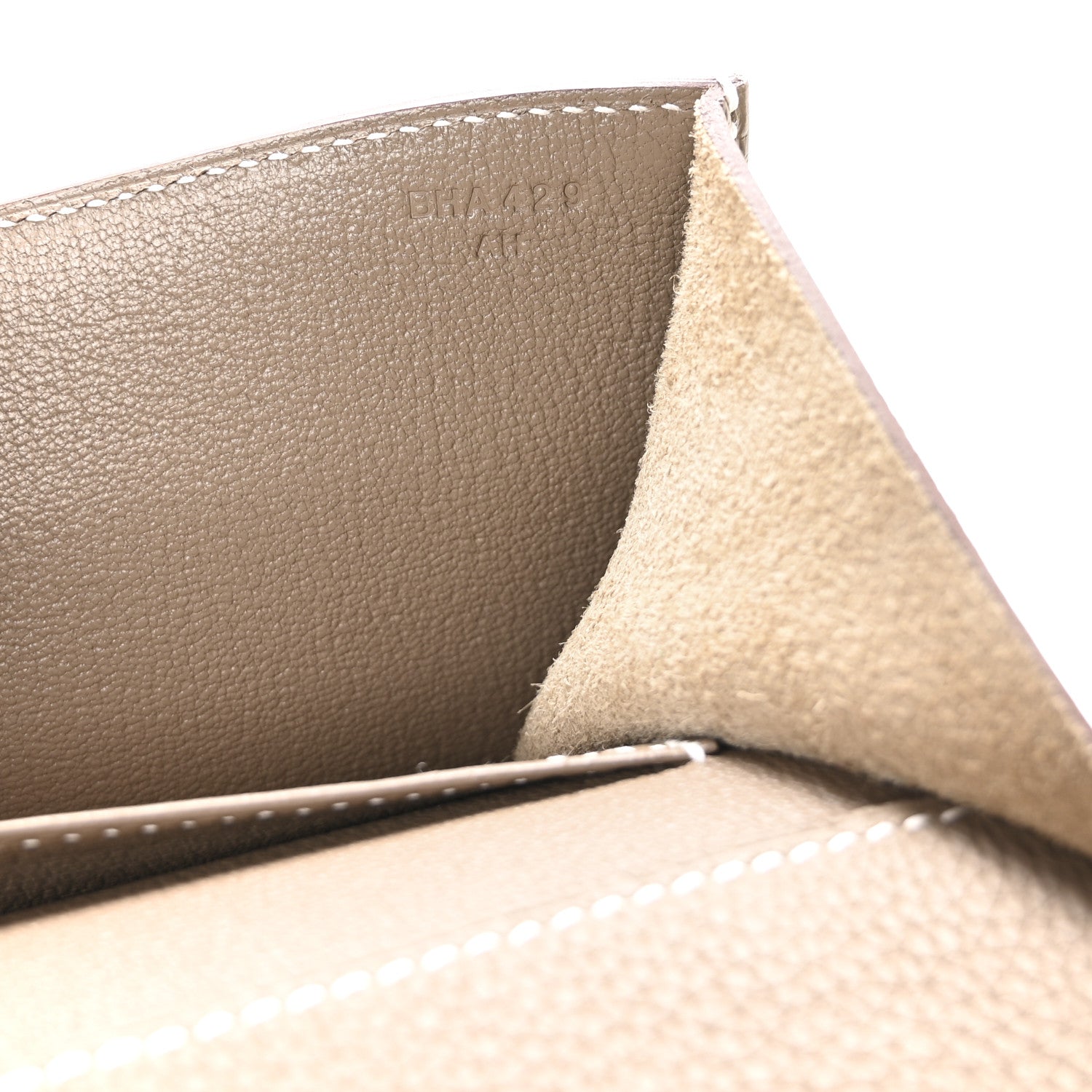 Hermes Togo Sac A Depeche Light 1-37 Briefcase Etoupe 1762545