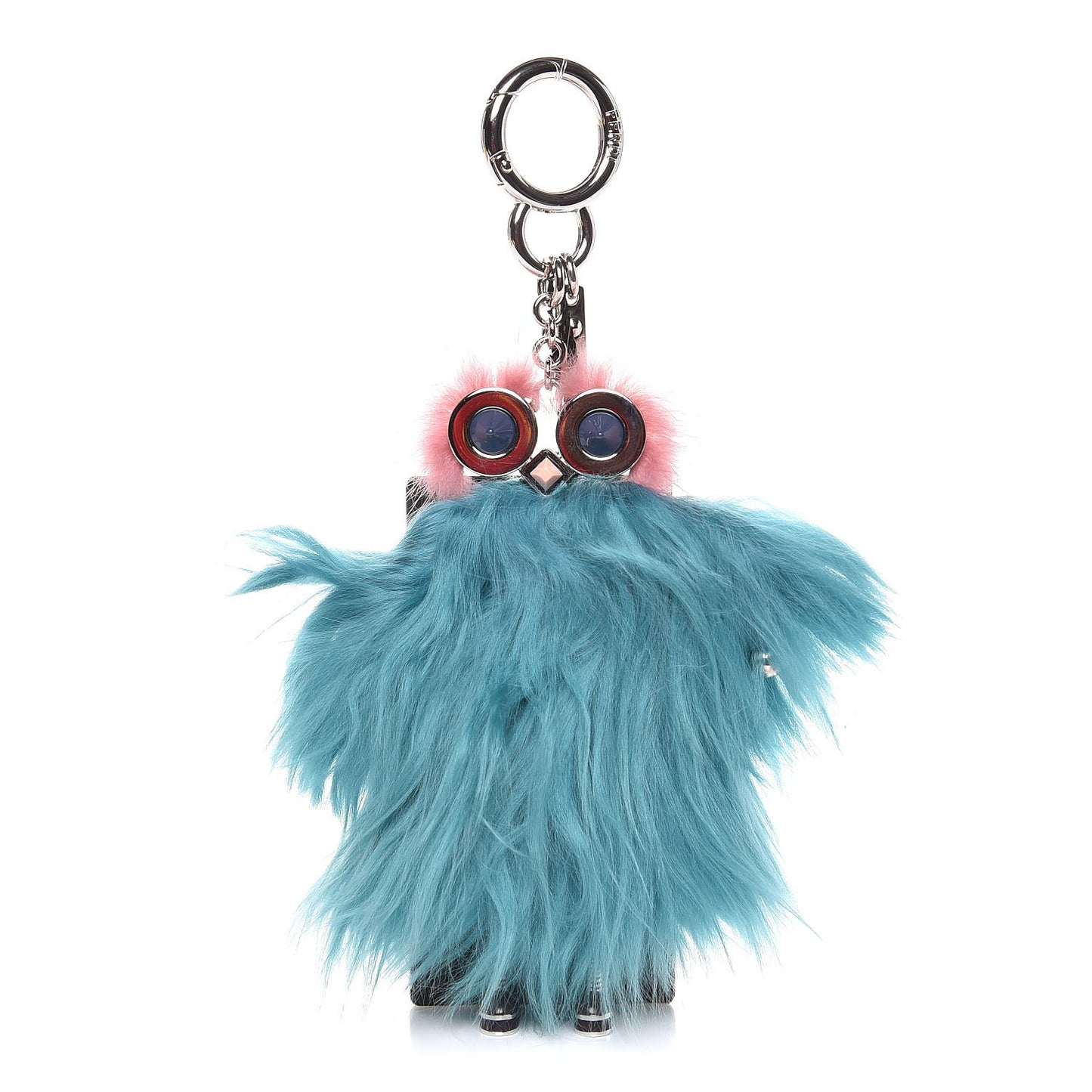Mink Alpaca Fur Hypnoteyes Witches Bag Charm Acqua