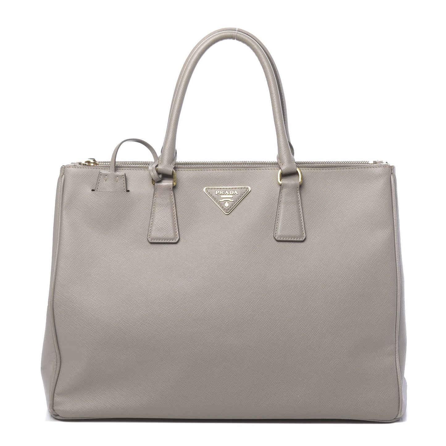 Saffiano Large Galleria Double Zip Tote Pomice