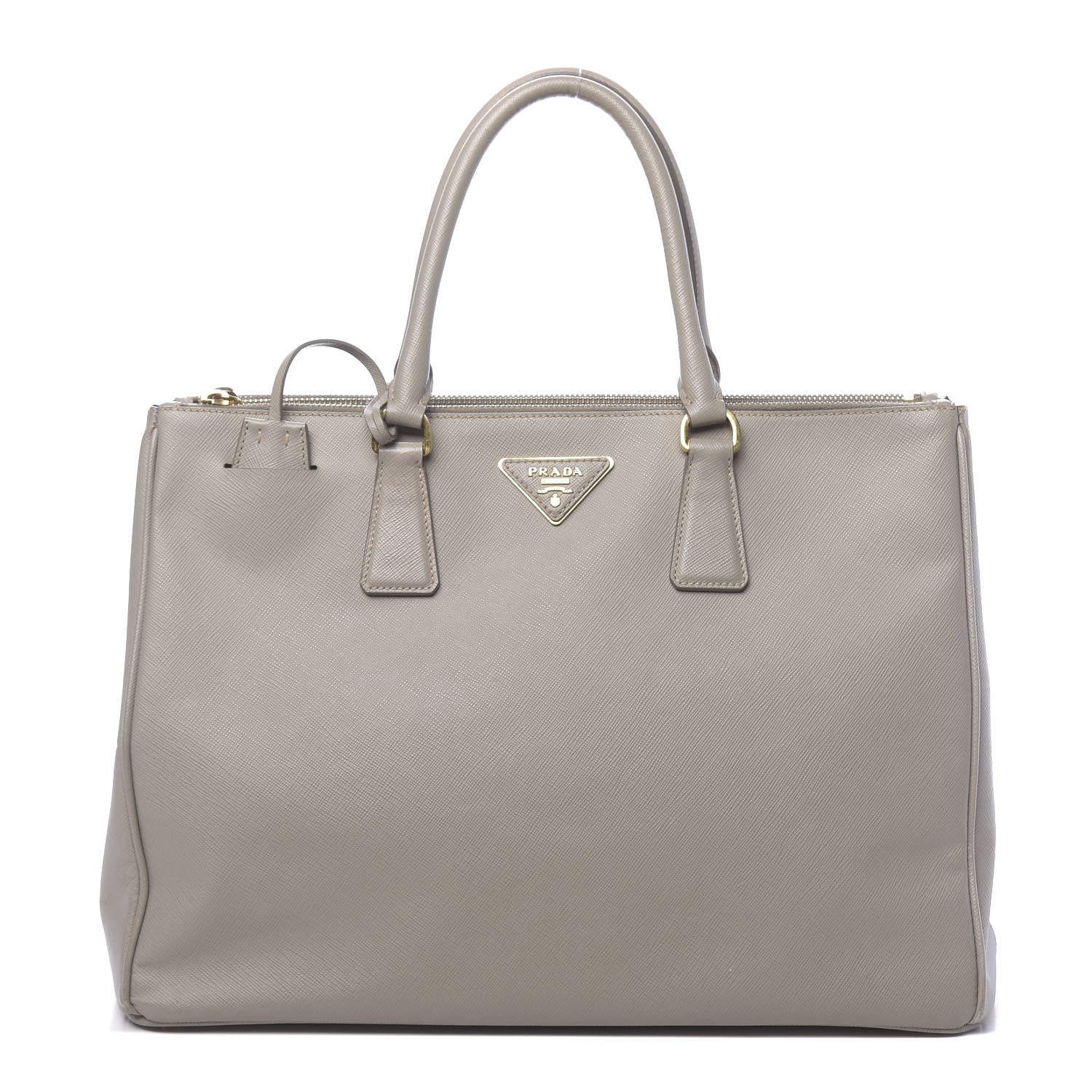 Prada Saffiano Large Galleria Double Zip Tote Pomice 1 of 23