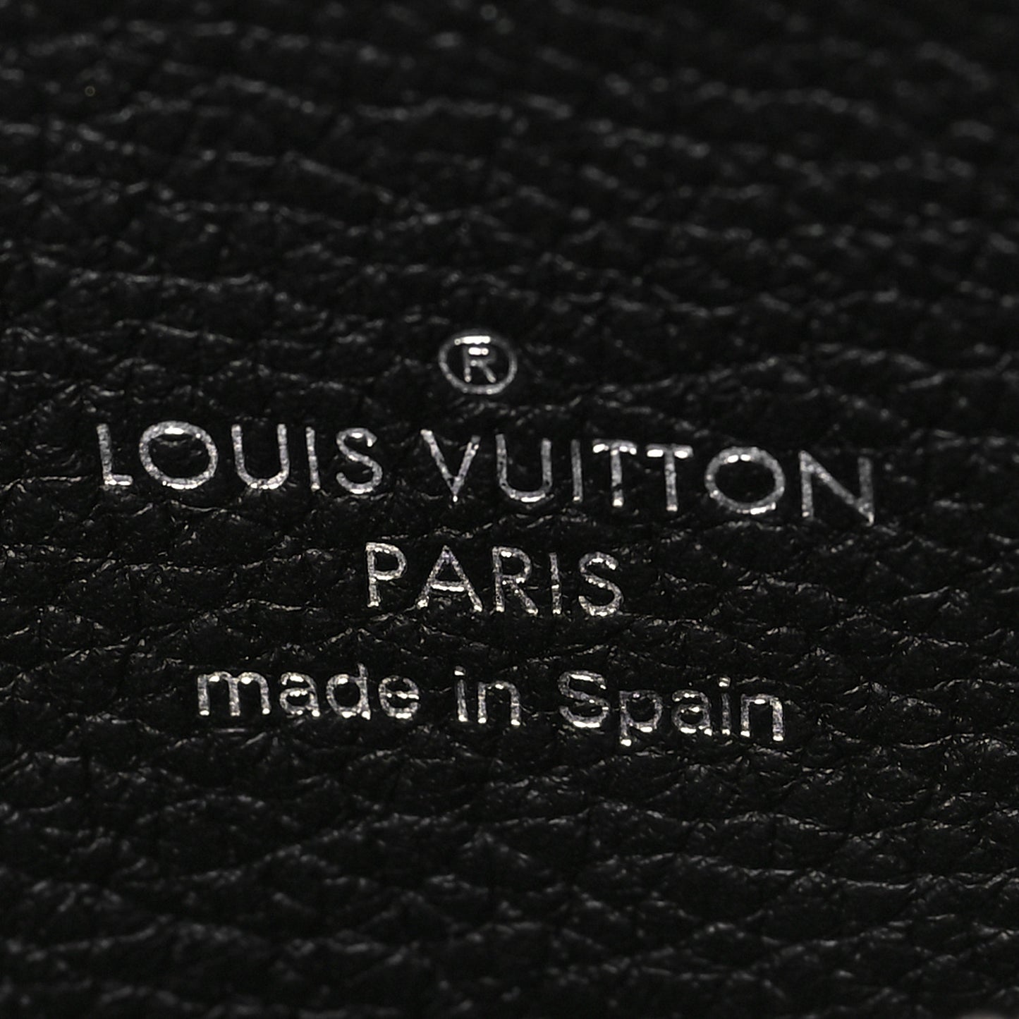 Calfskin Lockme Zippy Coin Purse Black