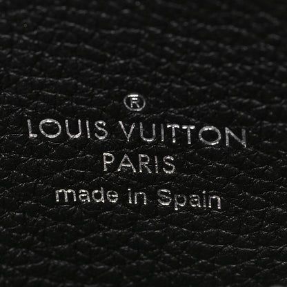 Louis Vuitton Calfskin Lockme Zippy Coin Purse Black 6 of 6