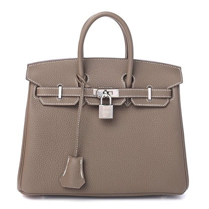 Hermes Togo Birkin 25 Etoupe 1 of 10