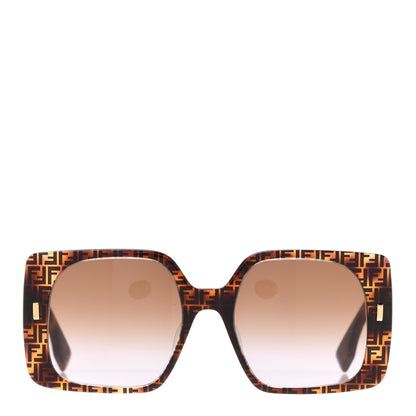 Fendi Acetate Fendi Bold Sunglasses FE40036U Havana Black 2 of 8