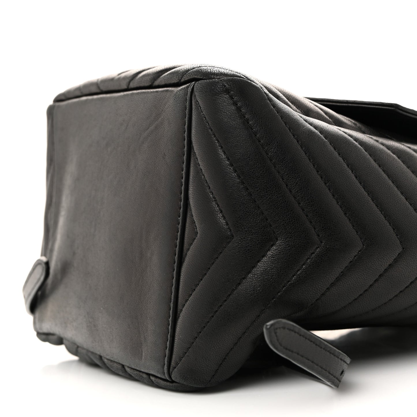 Lambskin Matelasse Monogram Joe Backpack Black