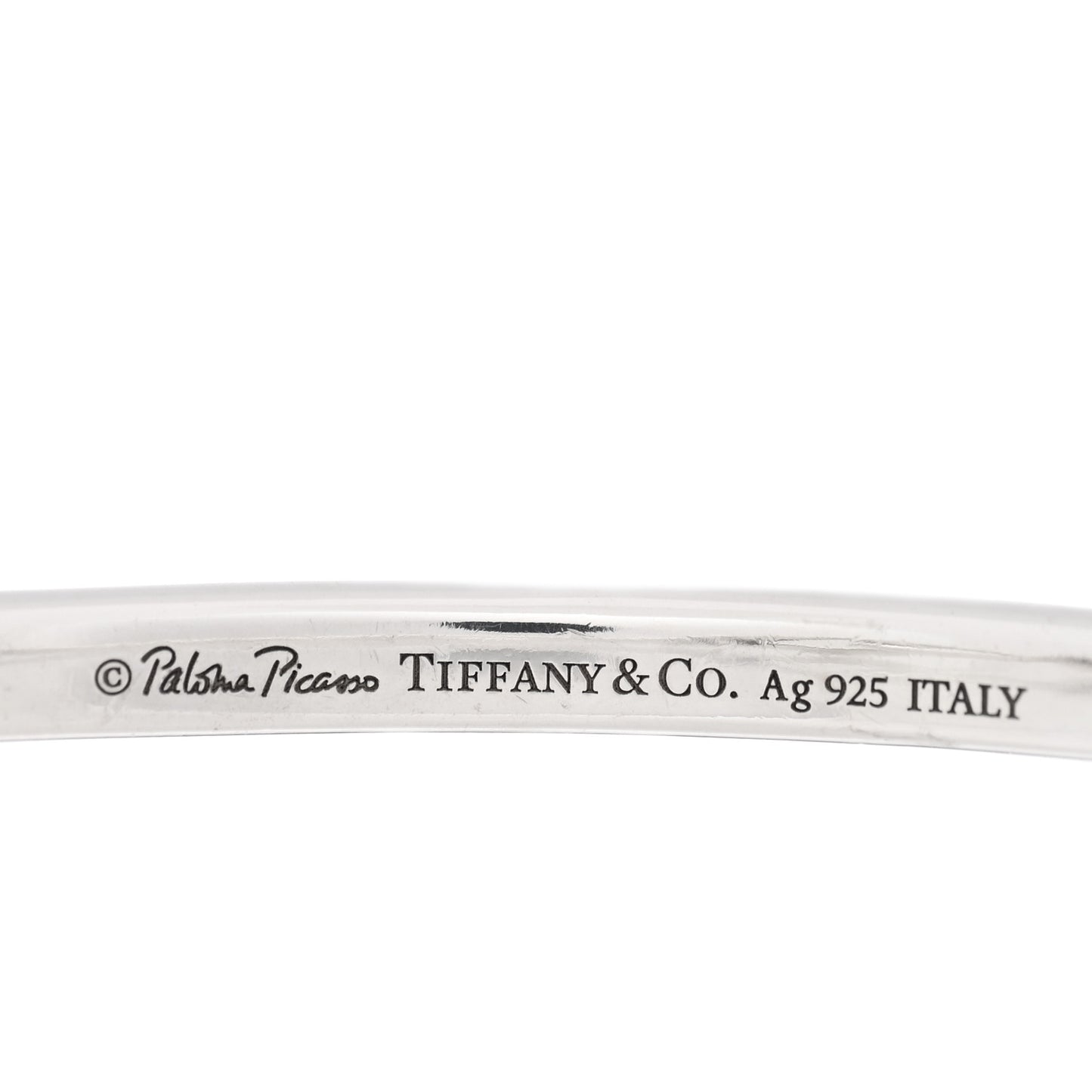 Sterling Silver Paloma Picasso Knot Hinged Bangle Bracelet