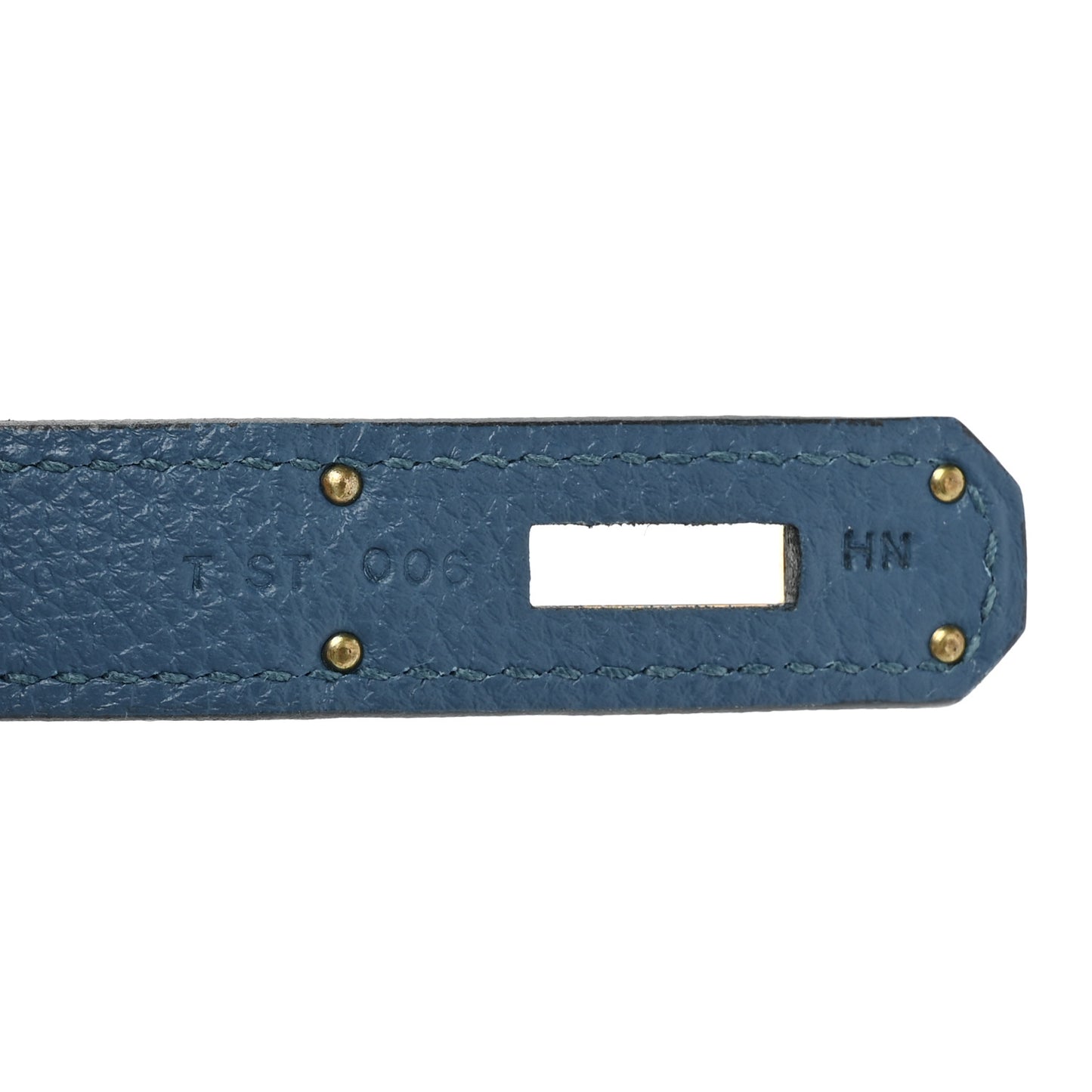 Togo Birkin 35 Bleu de Galice