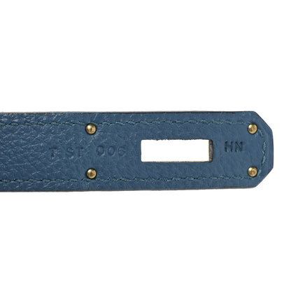 Hermes Togo Birkin 35 Bleu de Galice 7 of 11