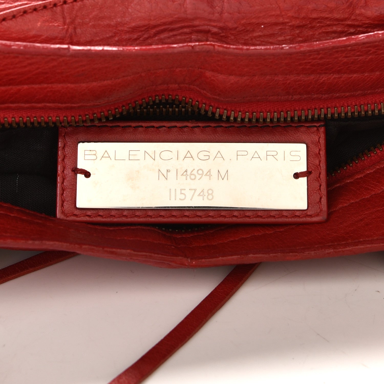 Balenciaga Agneau Classic Hardware City Rouge Coquelicot 7 of 8