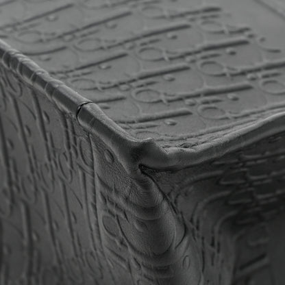 Christian Dior Oblique Calfskin Embossed Large Book Tote Black 11 of 13