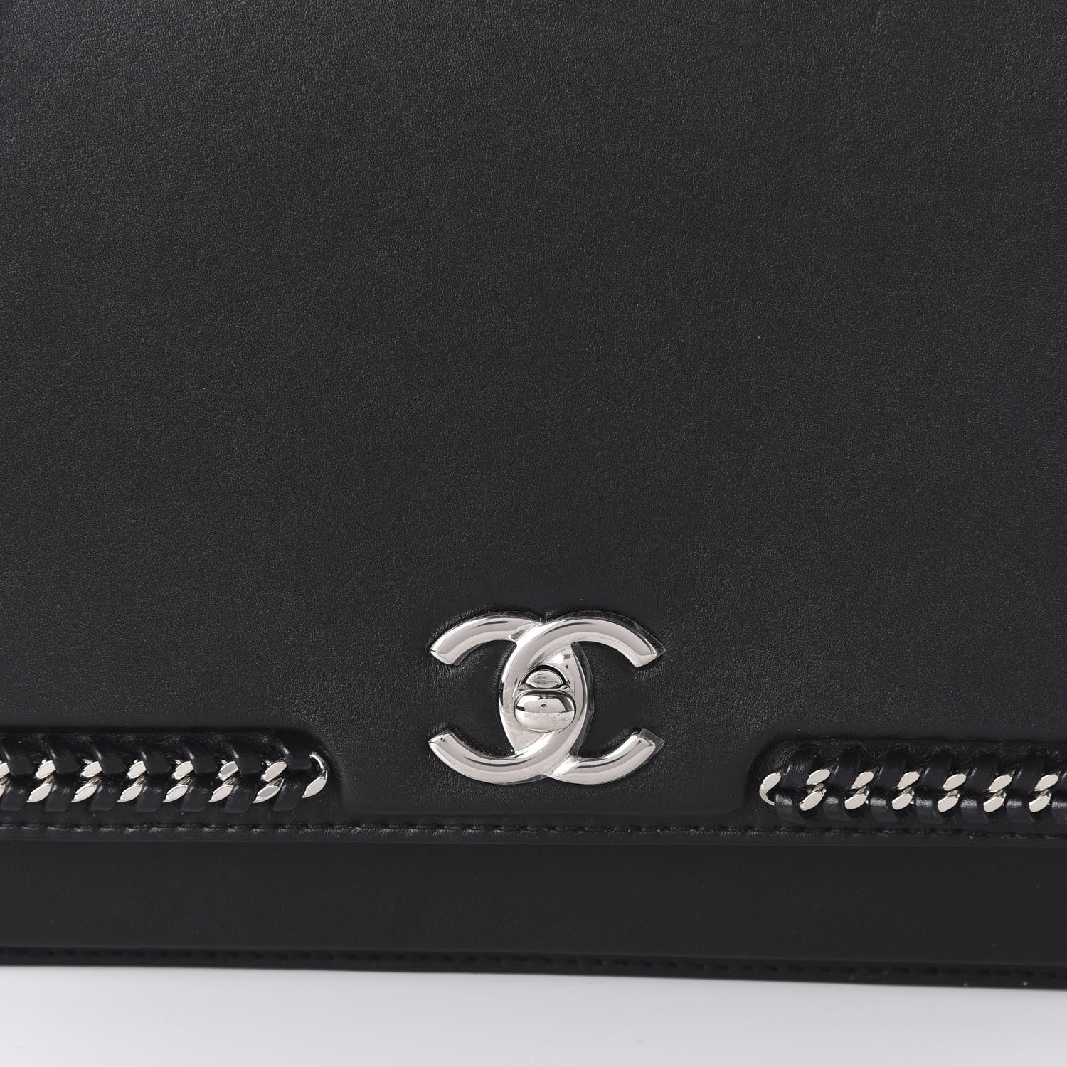 Chanel Calfskin Medium Braided Chic Flap Black 10 of 11