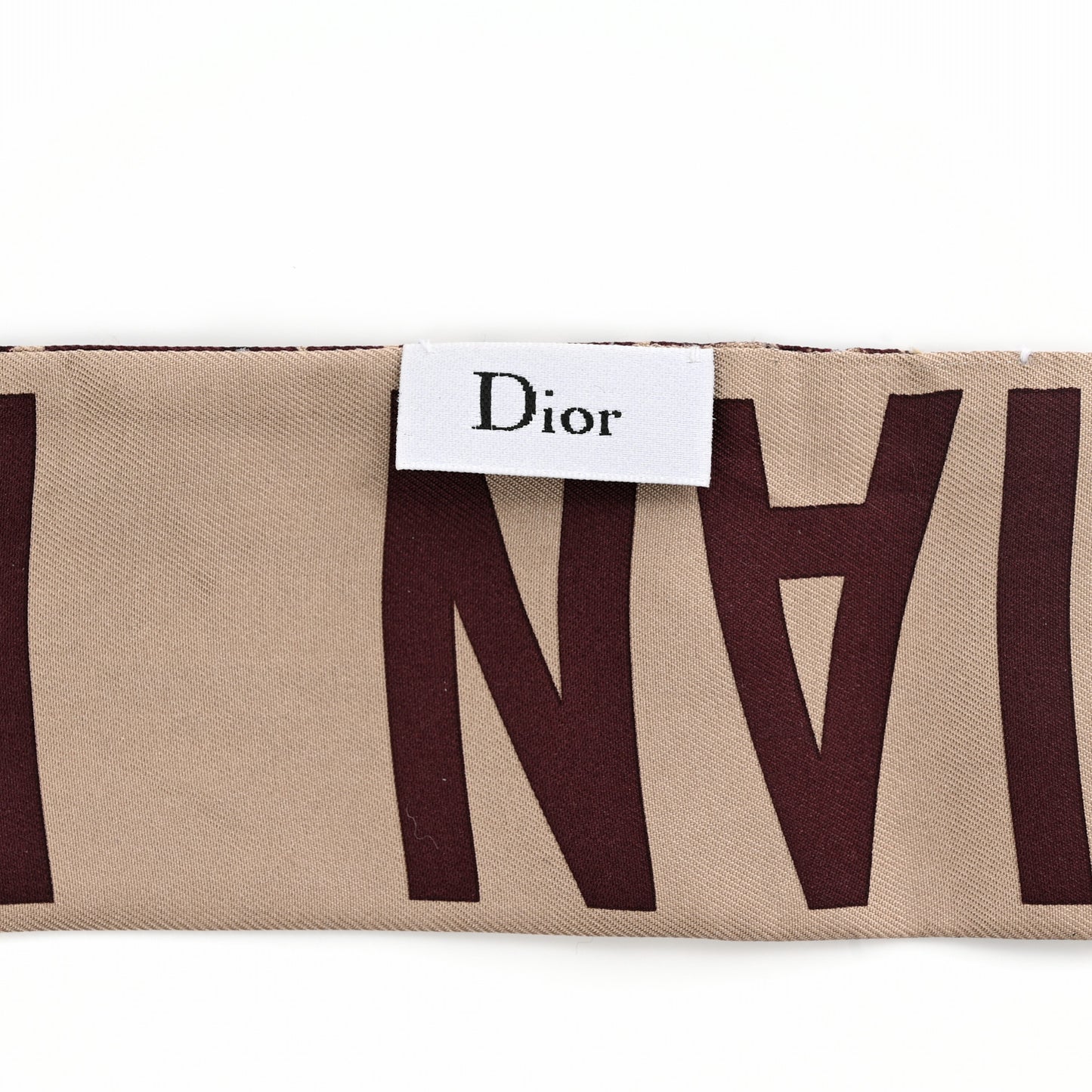 Silk Oblique Mitzah Scarf Bordeaux