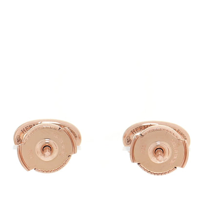 Hermes 18K Rose Gold TPM Farandole Stud Earrings 3 of 5