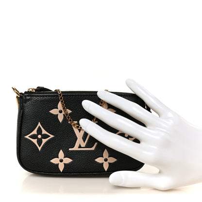 Louis Vuitton Empreinte Monogram Giant Mini Pochette Accessories Black 2 of 9