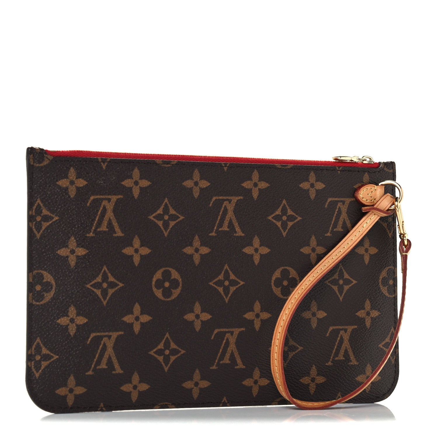 Louis Vuitton Monogram Neverfull MM GM Pochette Cherry 2 of 9