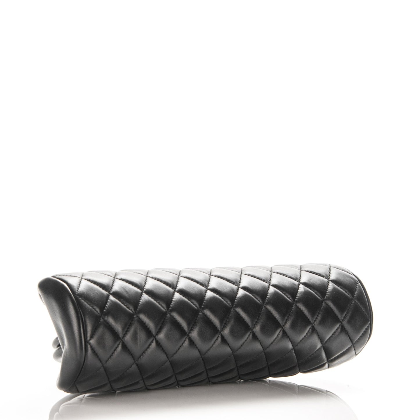 Lambskin Quilted Timeless Clutch Black