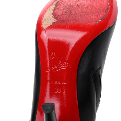Christian Louboutin Calfskin Belle 85 Ankle Boots 39 Black 6 of 12