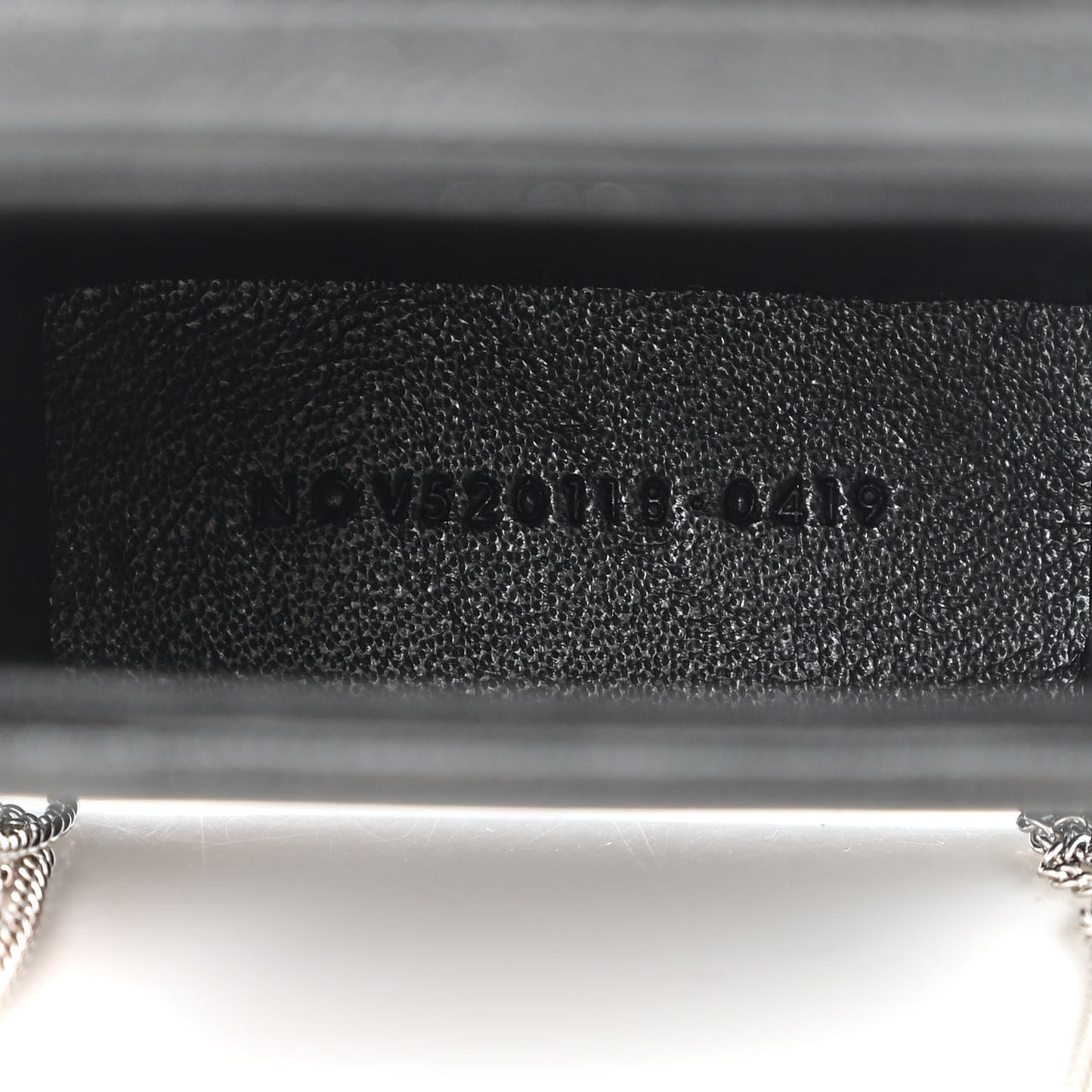 Lambskin Smoking Box Crossbody Black