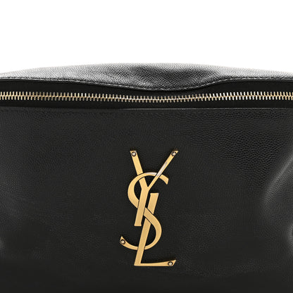 Saint Laurent Grain De Poudre Monogram Belt Bag Black 8 of 11