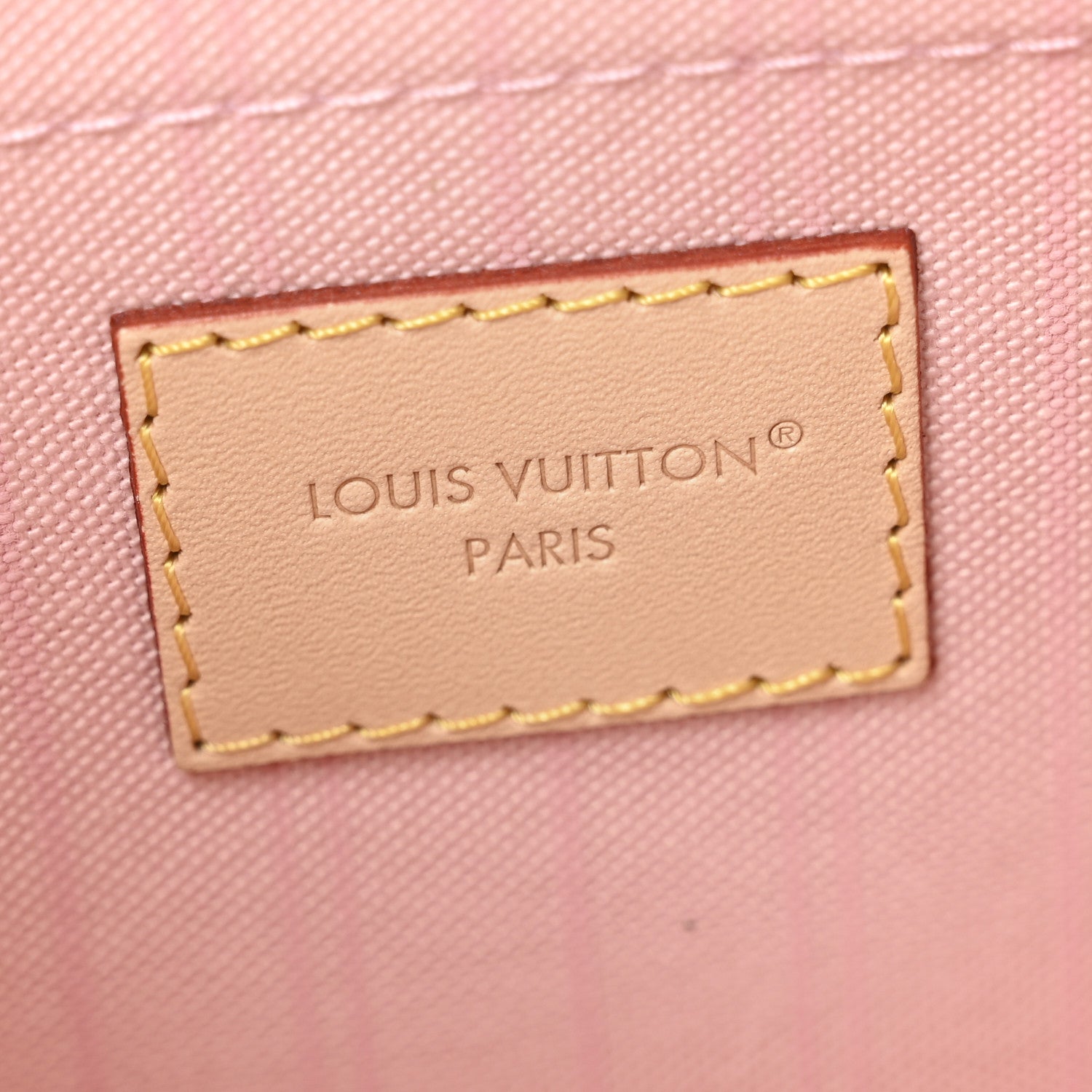 Louis Vuitton Damier Azur Neverfull MM GM Pochette Rose Ballerine 6 of 6