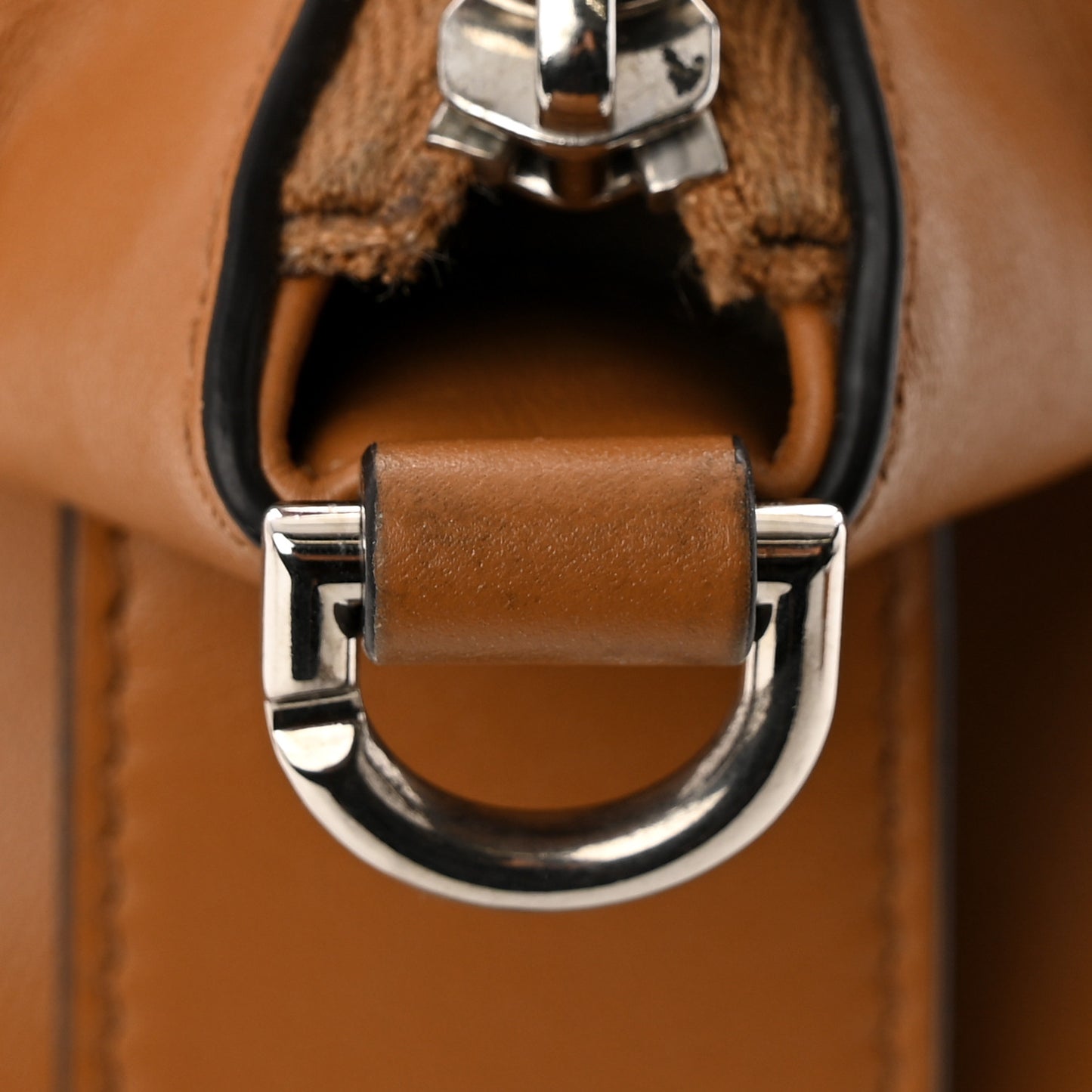 Smooth Calfskin Small Soft Antigona Caramel