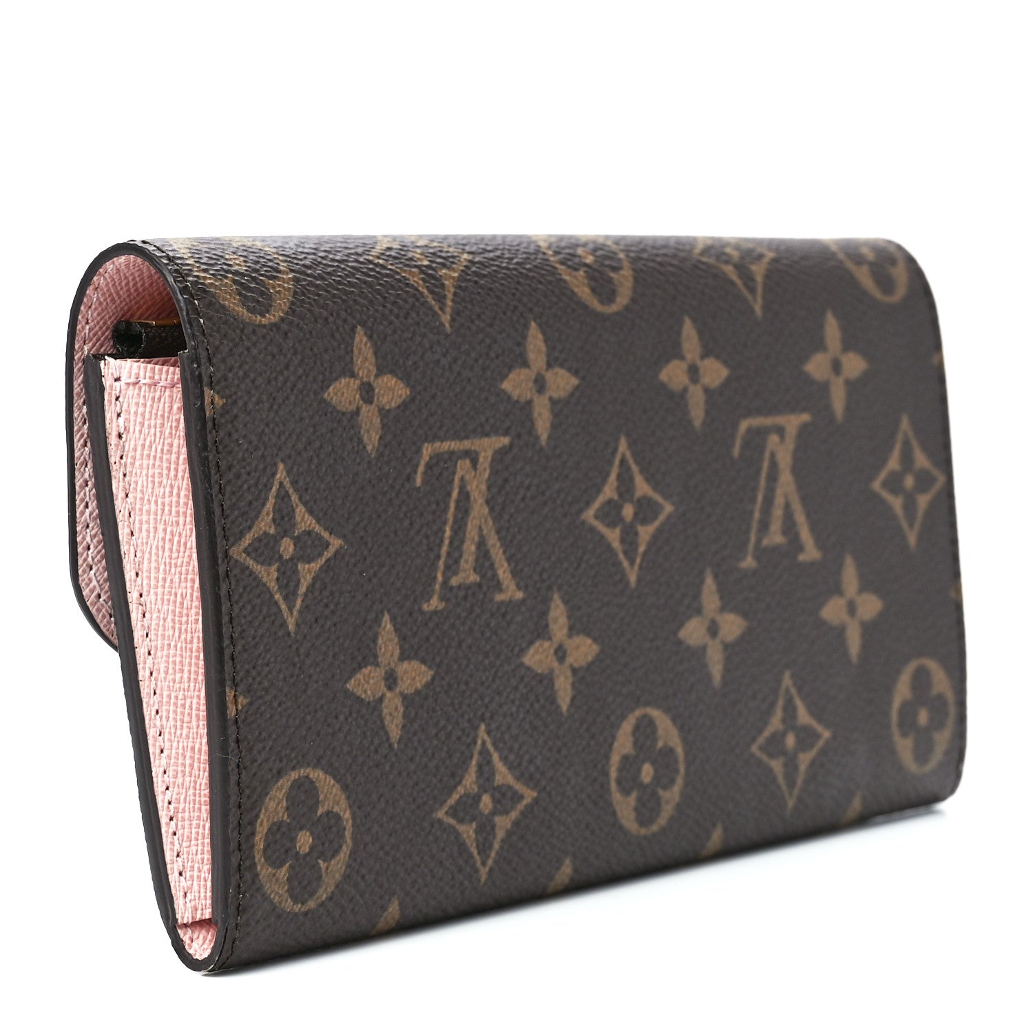 Louis Vuitton Monogram Emilie Wallet Rose Ballerine 3 of 10