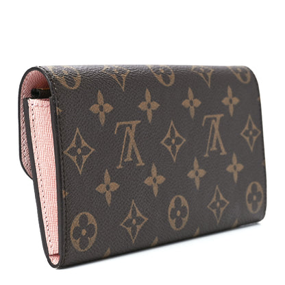 Louis Vuitton Monogram Emilie Wallet Rose Ballerine 3 of 10