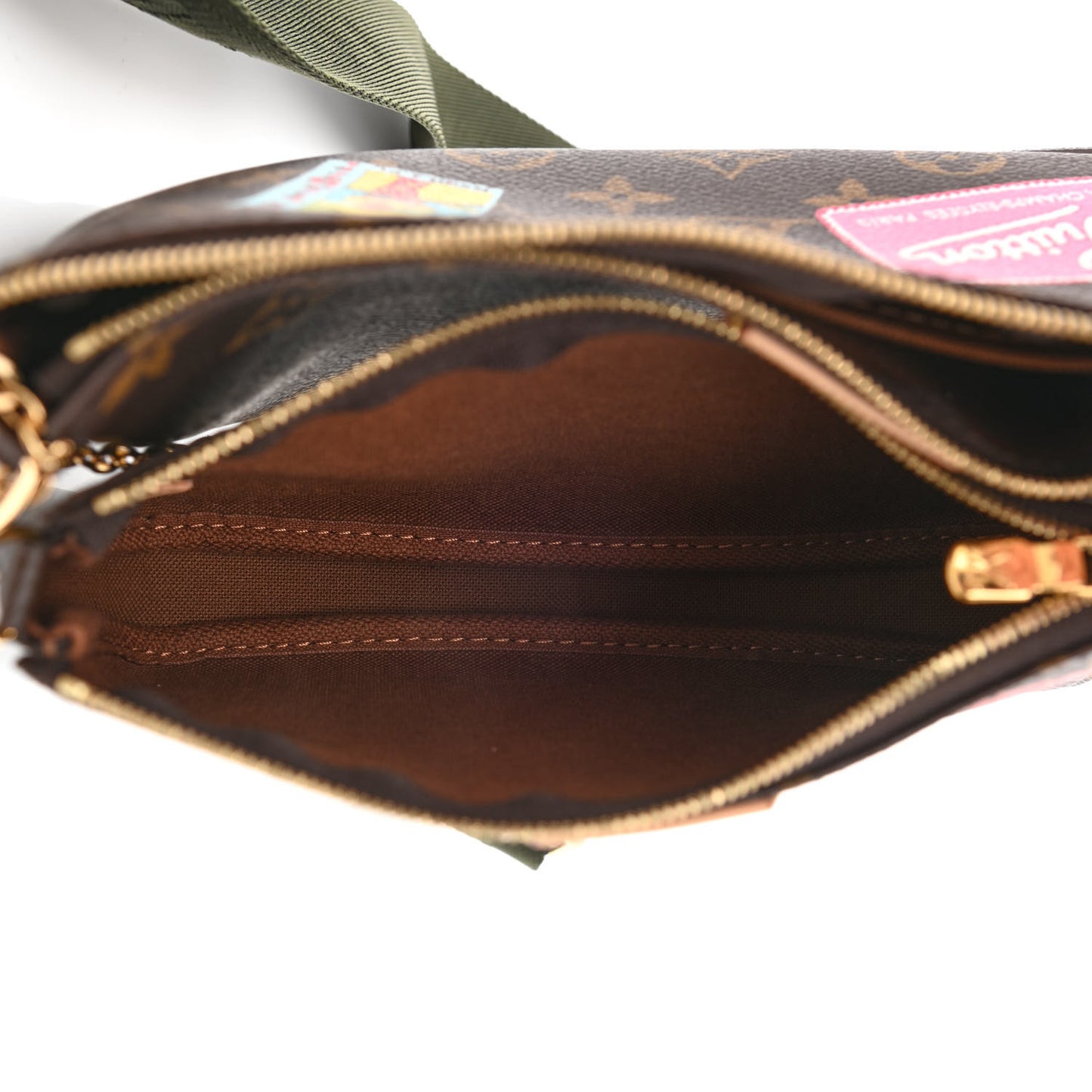 Monogram My LV World Tour Multi Pochette Accessories Kaki