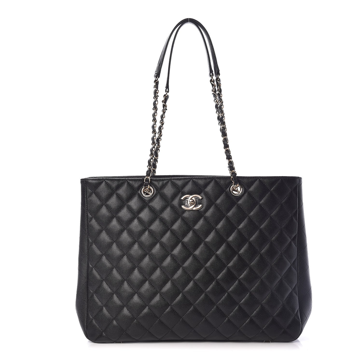 Chanel Caviar Quilted Large Shopping Tote Black 1 of 10