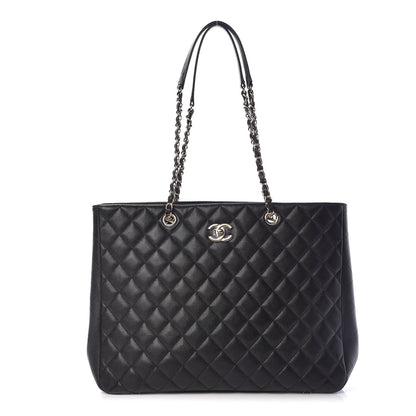 Chanel Caviar Quilted Large Shopping Tote Black 1 of 10