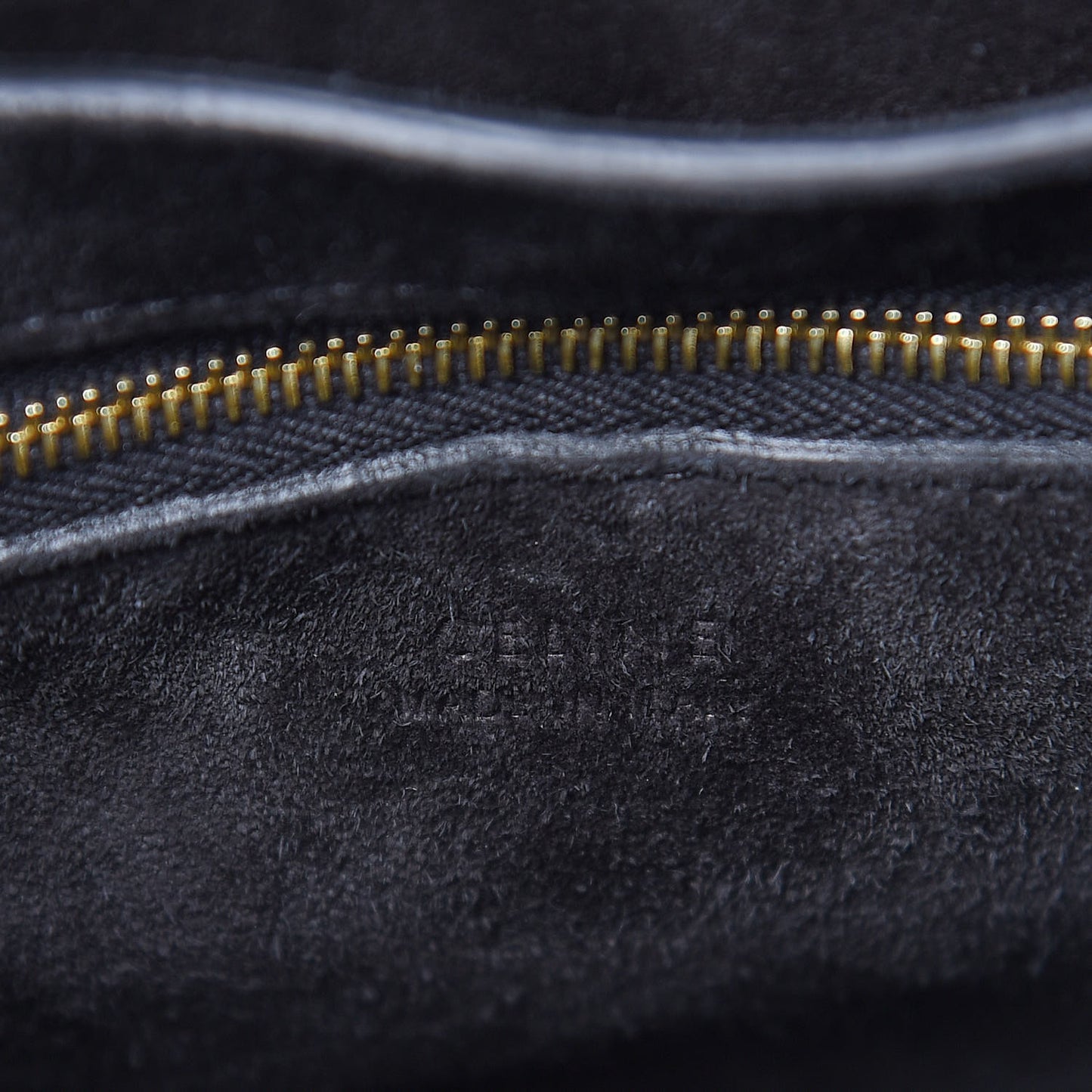 Soft Grained Calfskin Small Sangle Bucket Bag Black