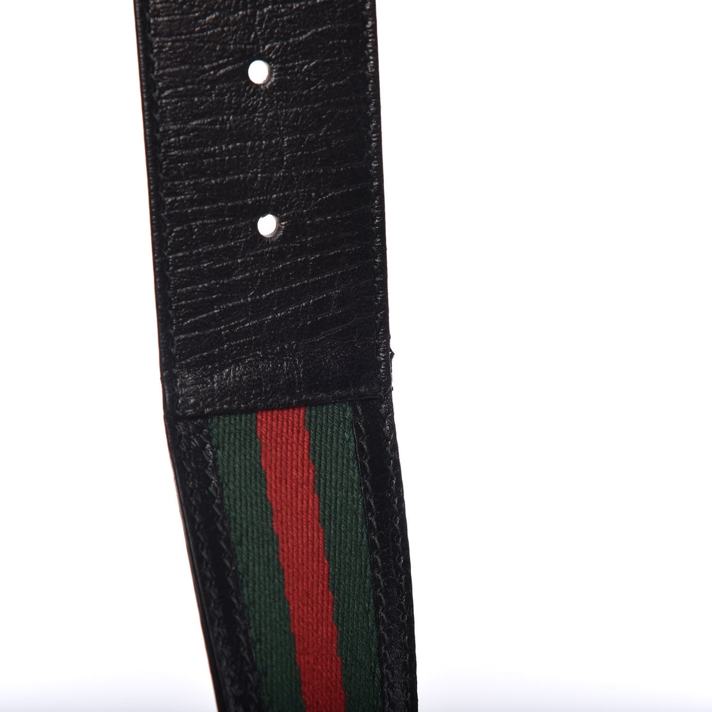 Calfskin Web Interlocking G Belt 105 42 Black