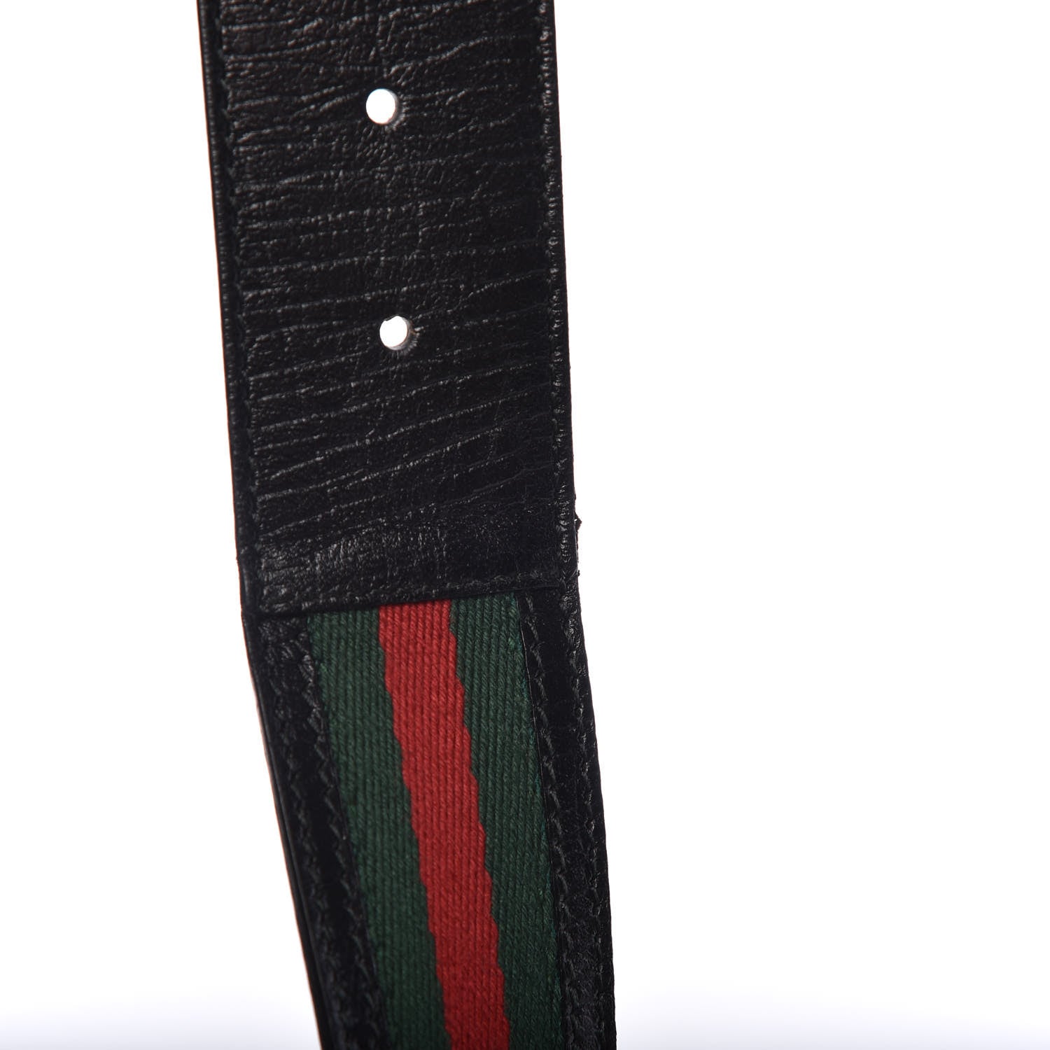 Gucci Calfskin Web Interlocking G Belt 105 42 Black 7 of 9