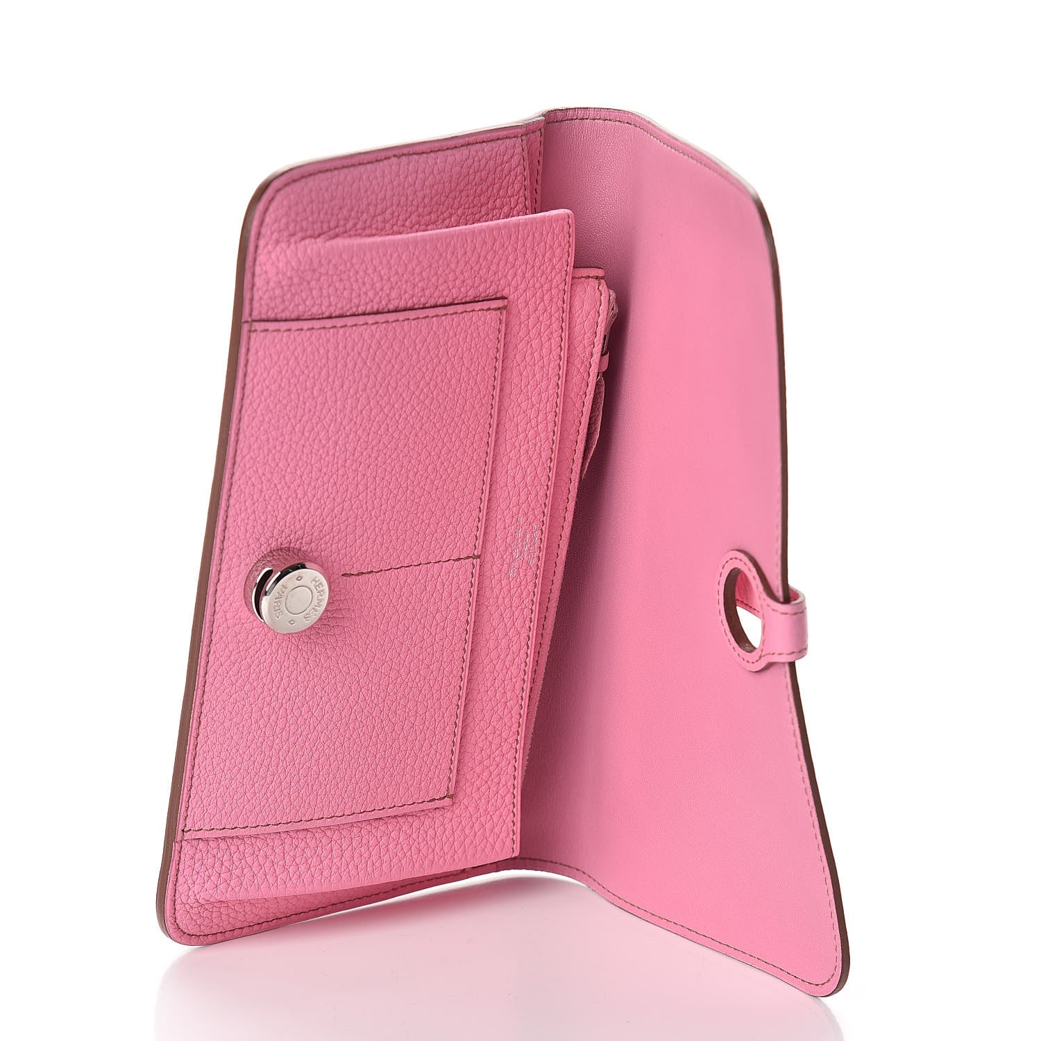 Hermes Togo Dogon Combined Wallet 5P Pink 6 of 9