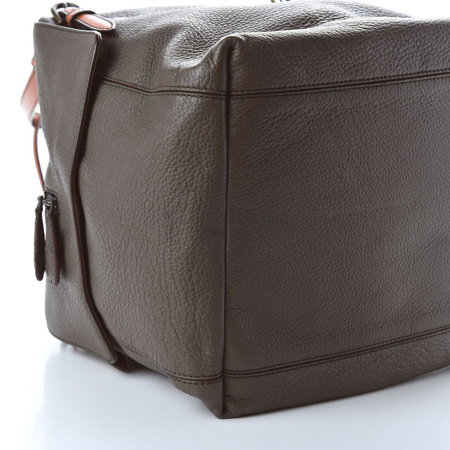 Cervo Deerskin Shoulder Bag Brown