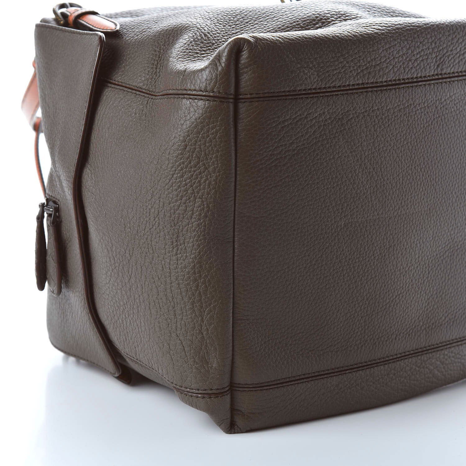 Bottega Veneta Cervo Deerskin Shoulder Bag Brown 6 of 9