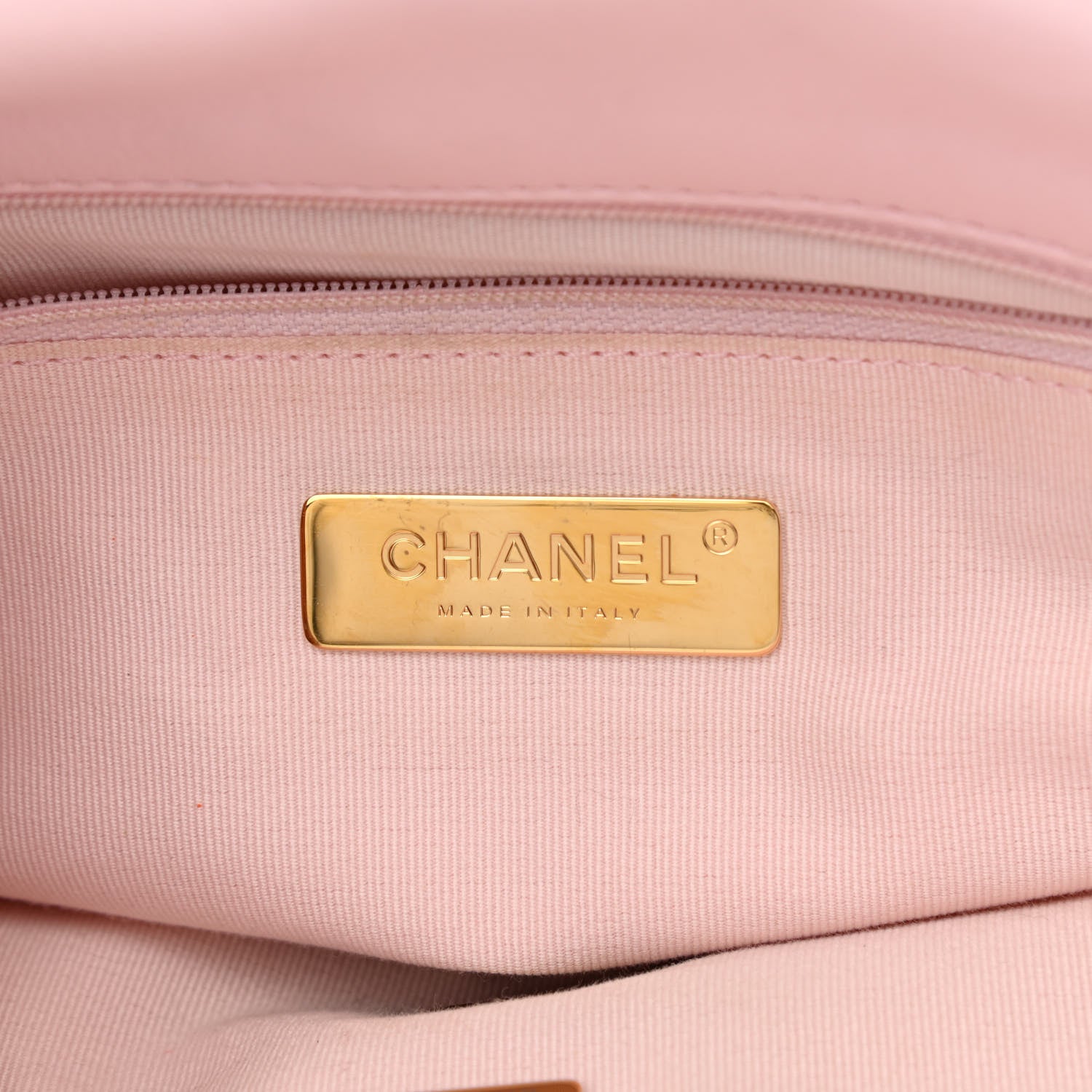 Chanel Lambskin Quilted Medium Chanel 19 Flap Light Pink 6 of 17