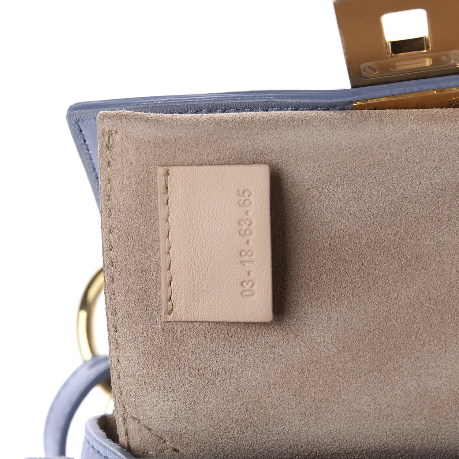 Chloe Calfskin Quilted Mini Drew Bijou Shoulder Bag Washed Blue 9 of 11