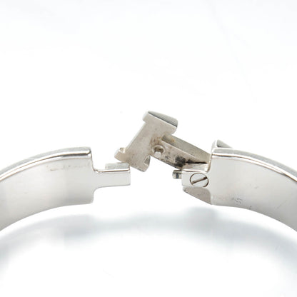 Hermes Enamel Narrow Clic Clac H Bracelet PM Black 3 of 5