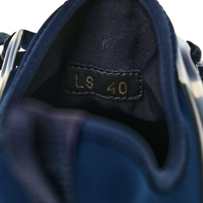 Christian Dior Neoprene Rubber Womens D-Connect Sneakers 40 Indigo Blue 8 of 8