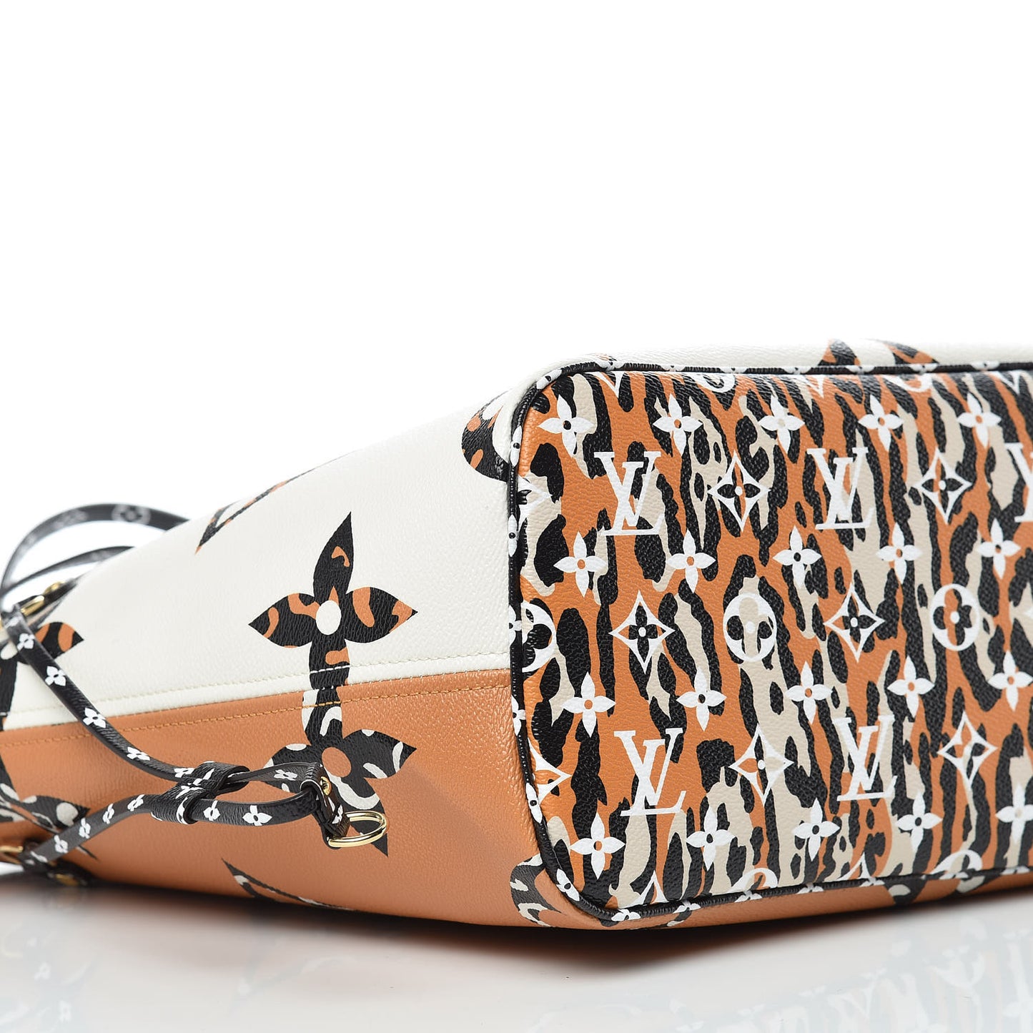 Monogram Giant Jungle Neverfull MM Ivory