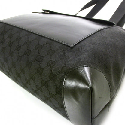 Gucci Monogram Canvas Tote Black 5 of 12