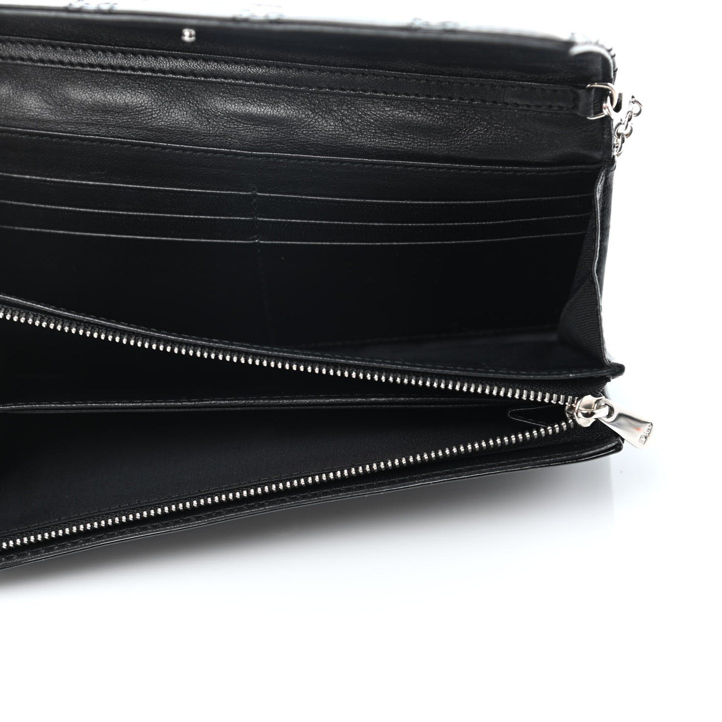 Patent Cannage Rendez-vous Chain Wallet Black