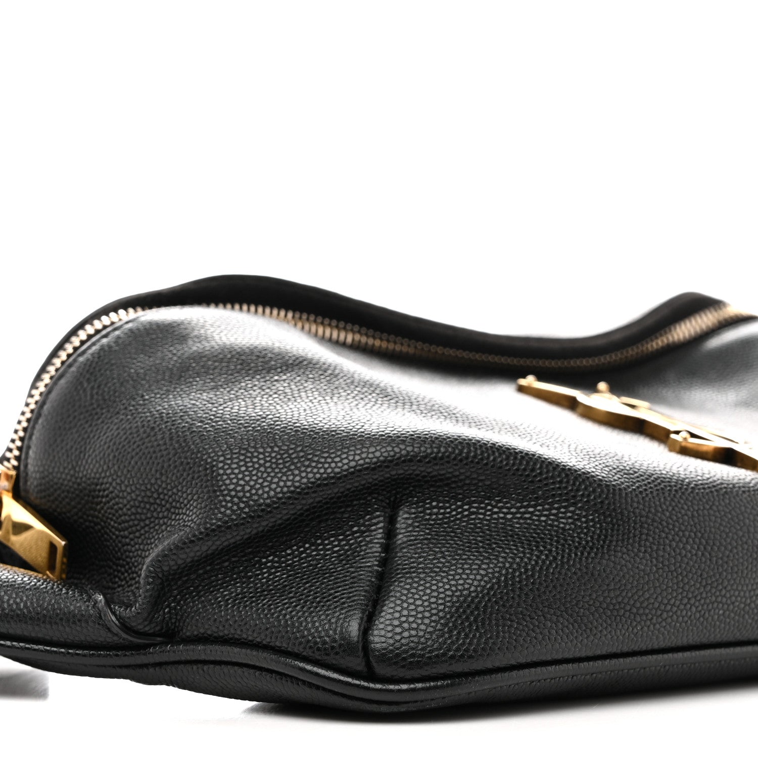 Saint Laurent Grain De Poudre Monogram Belt Bag Black 9 of 14